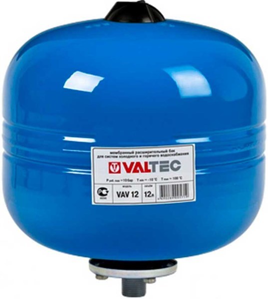 VALTEC Бак расширительный для ГВС и ХВС 12л. СИНИЙ расширительный бак