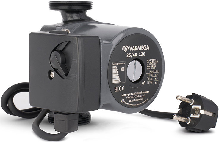 VARMEGA VMCP01 25/40-130 циркуляционный насос