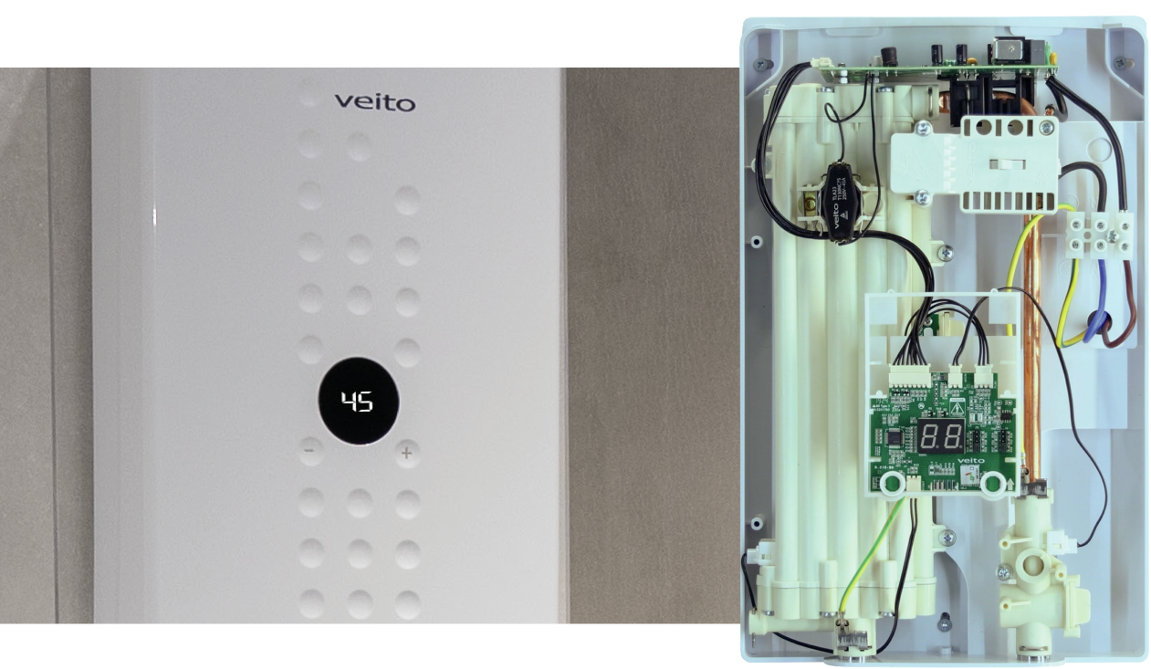 Veito FLOW E9 электрический проточный водонагреватель 10 кВт