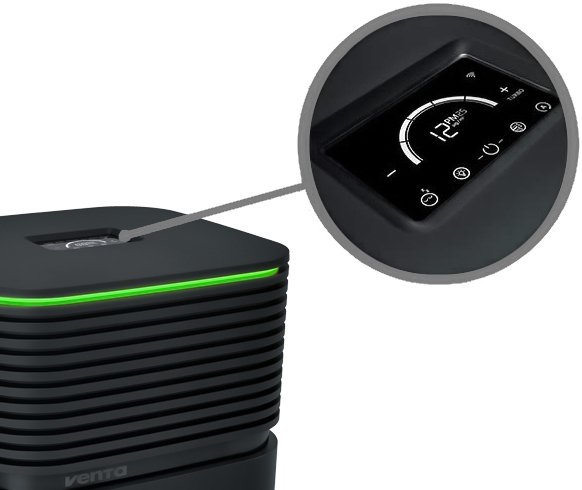 Venta AeroStyle Compact AP735, черный очиститель воздуха