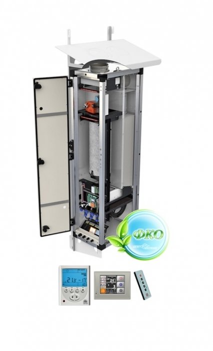 Ventmachine ПВУ - 350 EC GTC с рекуперацией тепла приточная вентиляционная установка