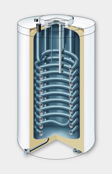 Viessmann Vitocell-W 100, (Z011870) 100л. Белый  Тип CUG бойлер косвенного нагрева