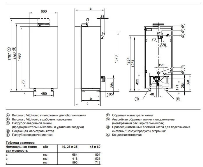 Viessmann Vitocrossal 300 (CU3A039) напольный газовый котел