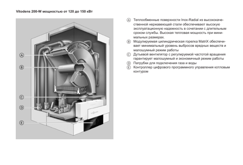 Viessmann Vitodens 200-W (B2HAK10/B2HA483) настенный газовый котел