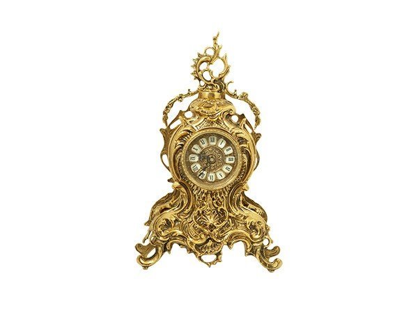 Virtus TABLE CLOCK D.JUAN LRG FLOWERS BRONZE проекционные часы