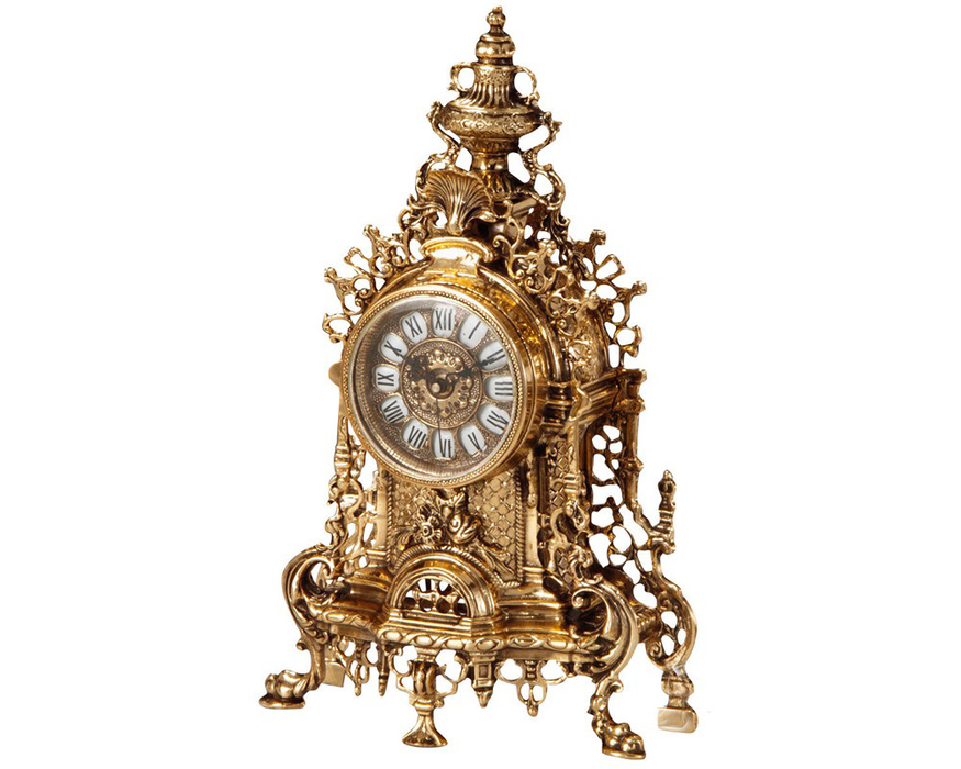 Virtus TABLE CLOCK GIGANTE SMALL BRONZE проекционные часы