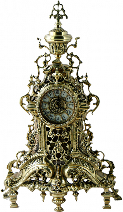 Virtus TABLE CLOCK PERFORADO BRONZE проекционные часы