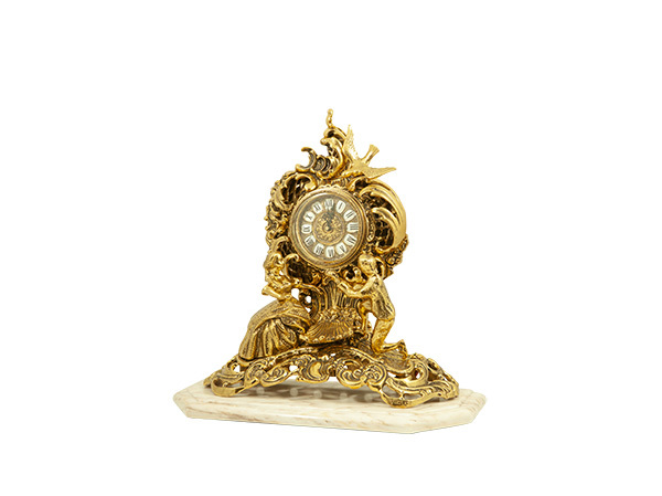 Virtus TABLE CLOCK ROMEO & JULIETA BRONZE проекционные часы