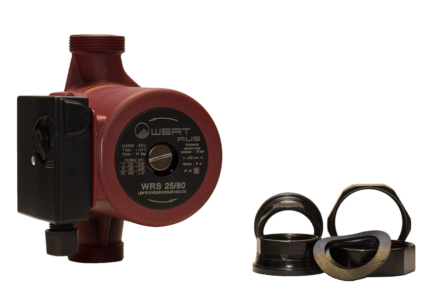 WERTRUS WRS 25/80 циркуляционный насос