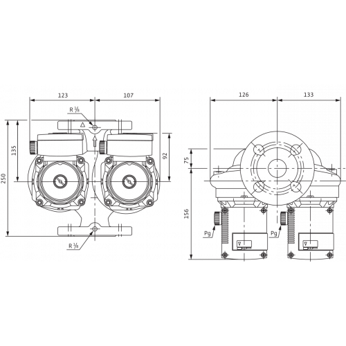 Wilo TOP-SD 40/3 EM циркуляционный насос