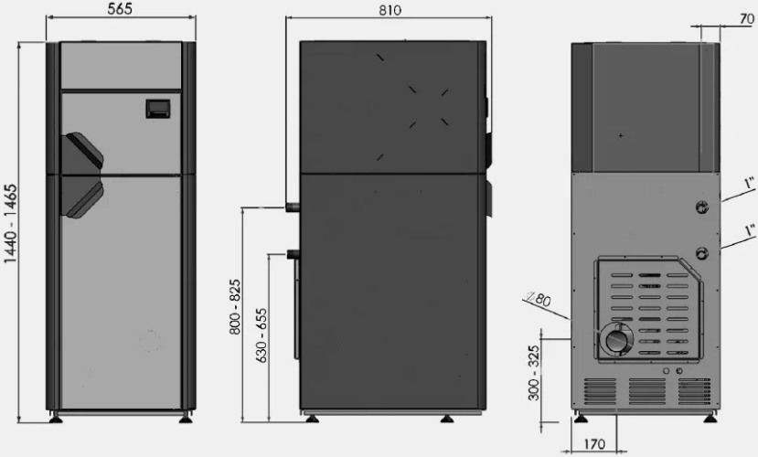 Wirbel TOBY B compact 17 твердотопливный котел