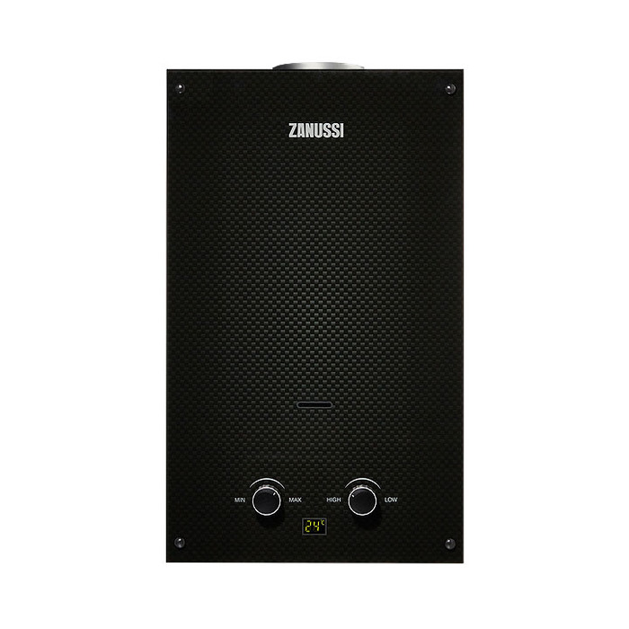 Zanussi Fonte 10 Glass Carbon газовый проточный водонагреватель
