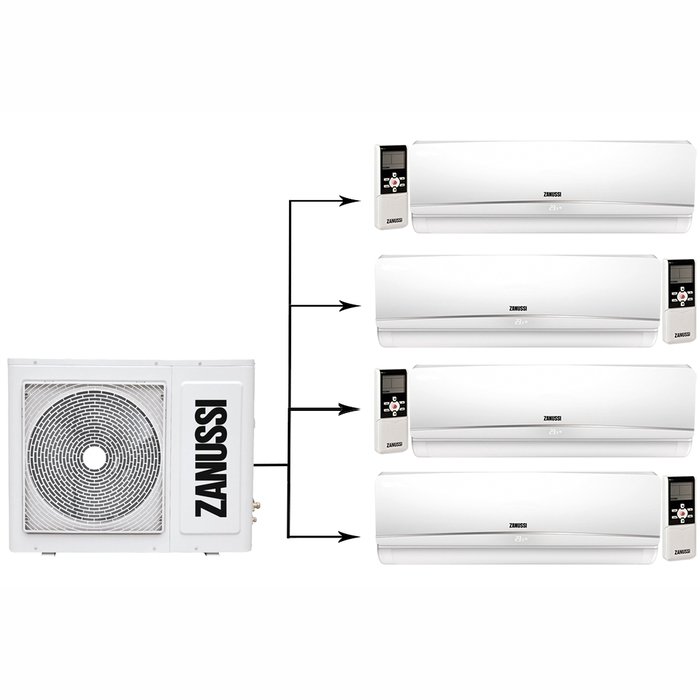 Zanussi ZACO/I-36 H4 FMI/N1/ZACS/I-09 HP FMI/N1*4 мульти-сплит система