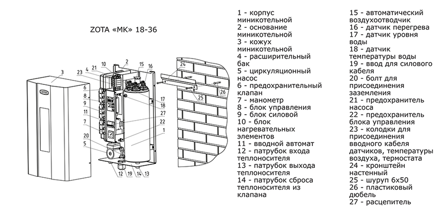 Zota 33 "МК" электрический котел