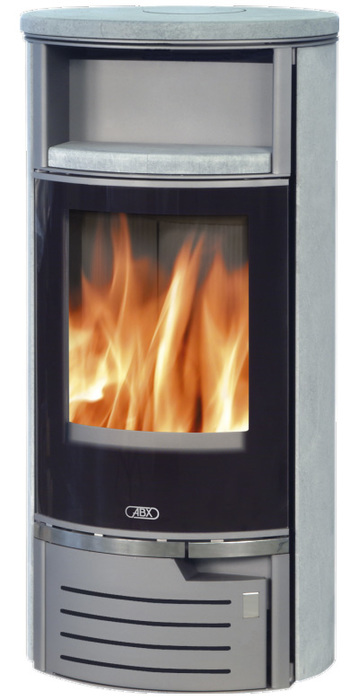 ABX Atlantik 5 III серая сталь дровяная печь