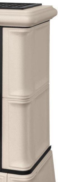 ABX BAVARIA K (6,9кВт в воду) кафельный цоколь, ахорн дровяная печь