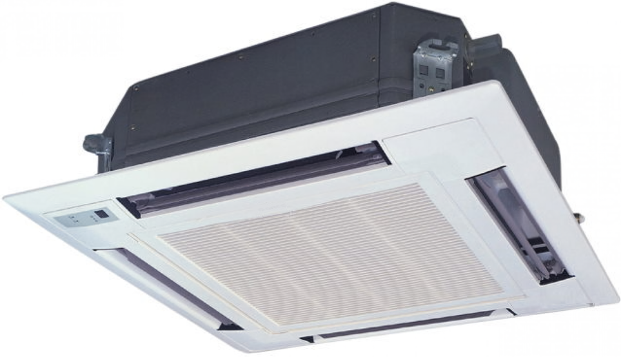 Aeronik AFP 180 XD/B-T с панелью TB03 (9,5 кВт) кассетный фанкойл до 12 кВт