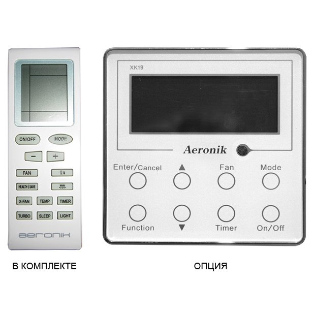 Aeronik AFP 51 BA5/D-K настенный фанкойл до 2,5 кВт