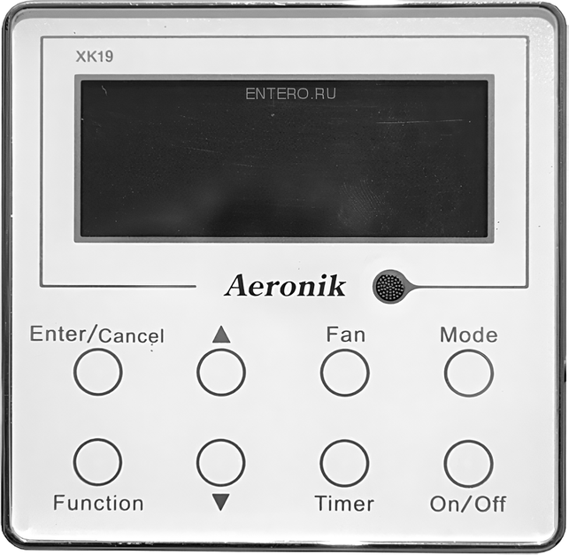 Aeronik AFP 85 XD/B-T с панелью TB03 (4,5 кВт) кассетный фанкойл до 5 кВт