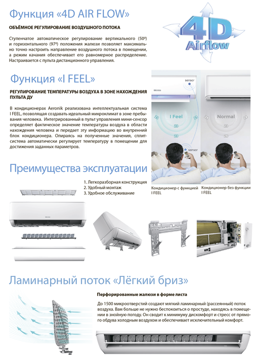 Aeronik Antivirus ASI-12 IU3/ASO-12 IU3 настенный кондиционер