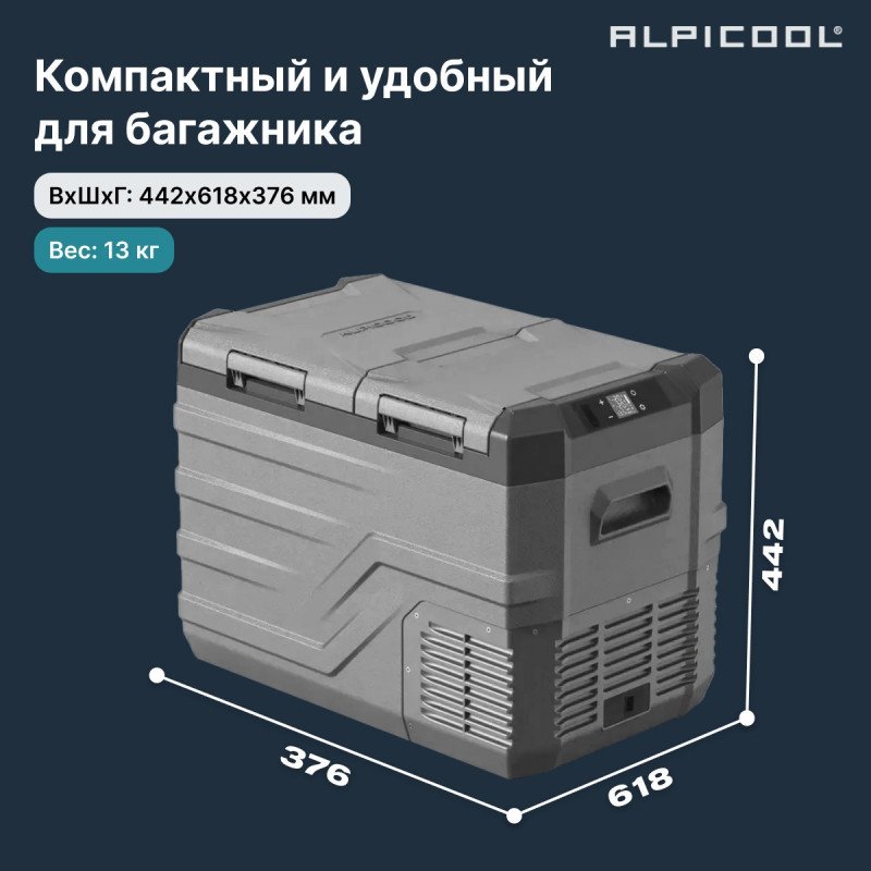 Alpicool NLD45 (12/24) компрессорный автохолодильник