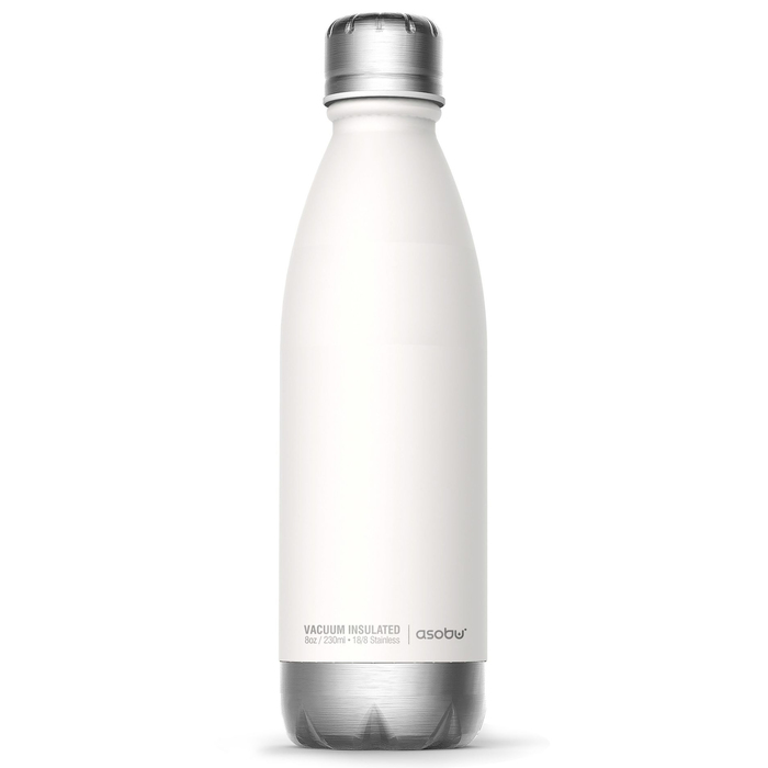 Asobu Central park белая/серебристая (SBV17 white-silver) термобутылка
