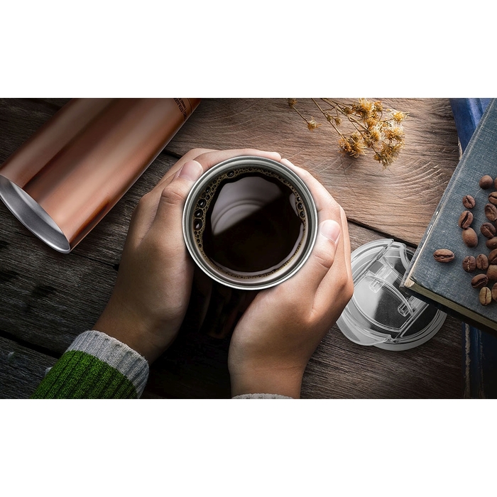 Asobu Gladiator черная/стальная термокружка