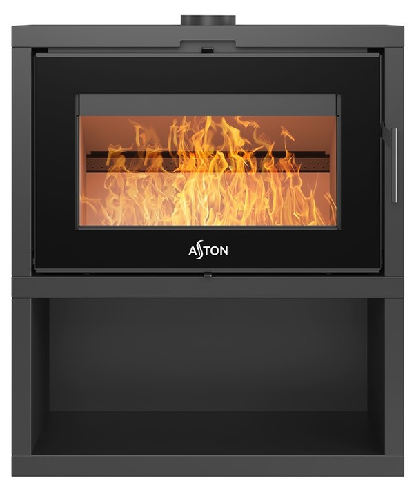 ASTON SENATOR BLACK дровяная печь