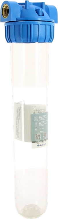 Atlas Filtri Plus 20 3P 1" SX (ключ + кронштейн) колба