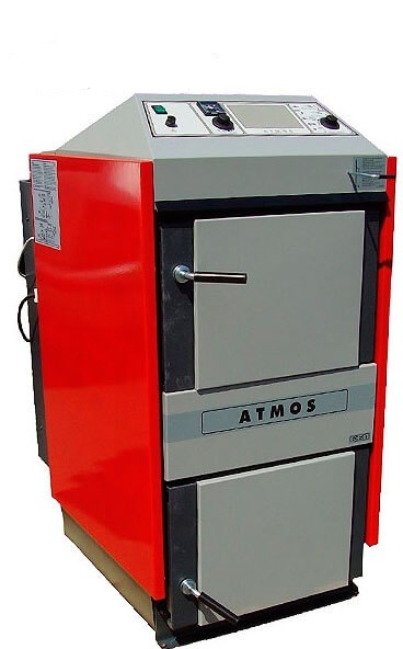 Атмос DC 32 GS твердотопливный котел
