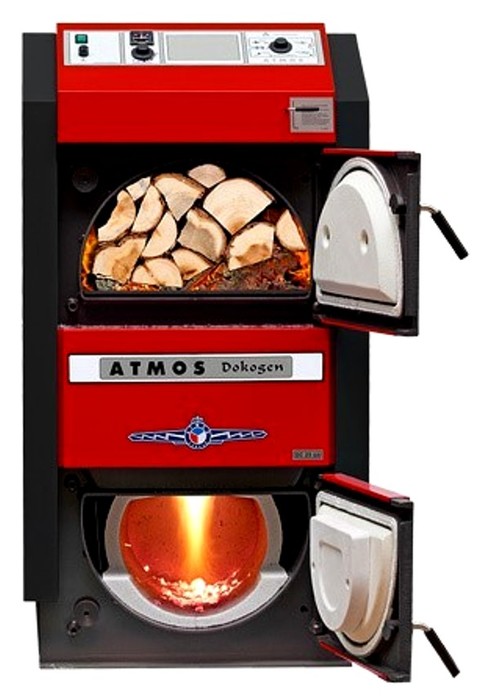 Атмос DC 50 GD твердотопливный котел