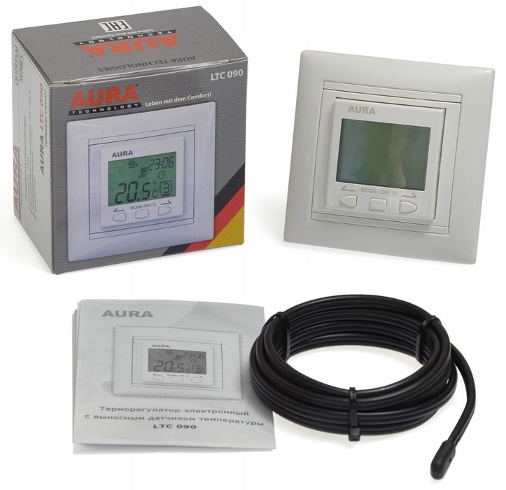 Aura LTC, 090 (white) терморегулятор для теплого пола