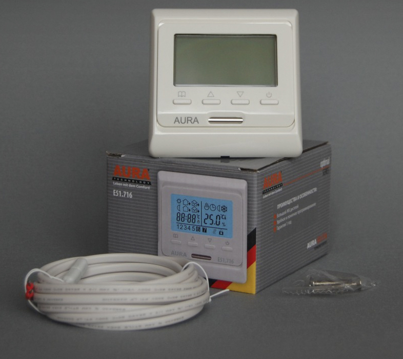 Aura RTC 51 IVORY терморегулятор для теплого пола