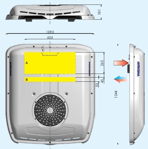 Autoclima RT 110 24В автомобильный мобильный кондиционер