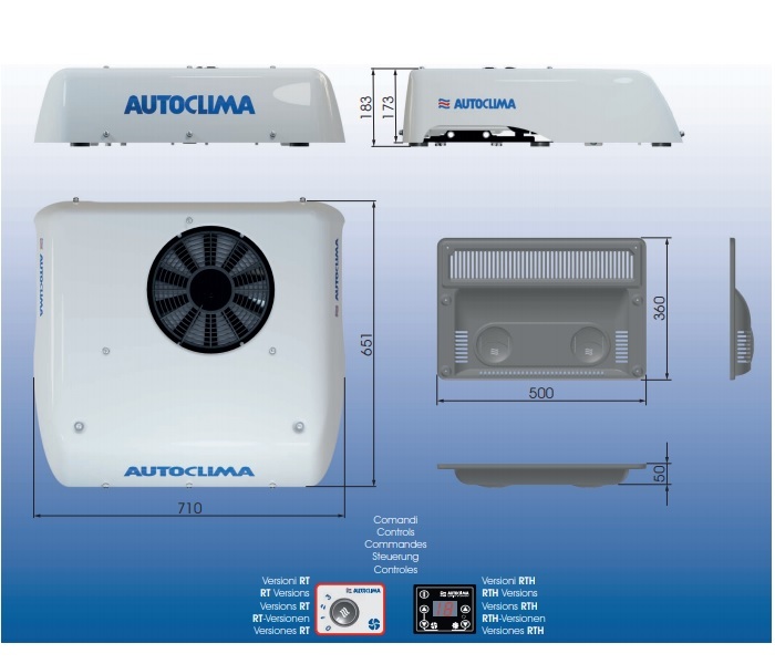 Autoclima RT 40 24В автомобильный мобильный кондиционер
