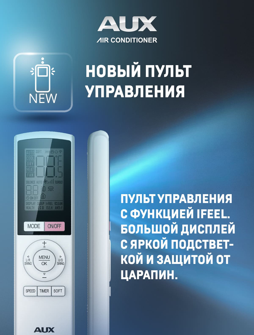AUX AMWM-H09/4R2(CD) (R32) настенный внутренний блок мульти сплит-системы