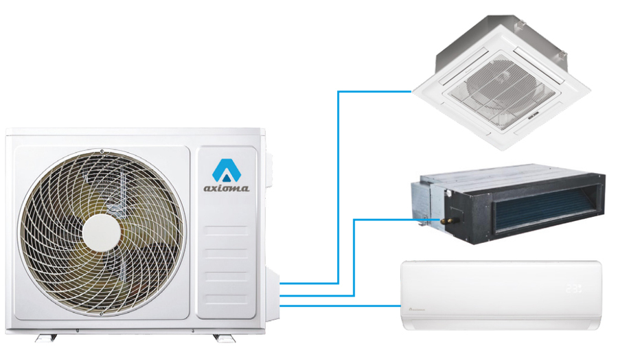 Axioma ASB14M2Z1R1 внешний блок мульти сплит-системы на 2 комнаты