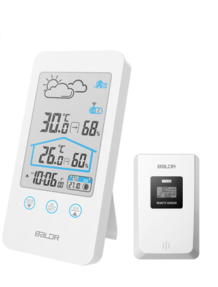 BALDR B0201WST2H2 (белый) цифровая метеостанция