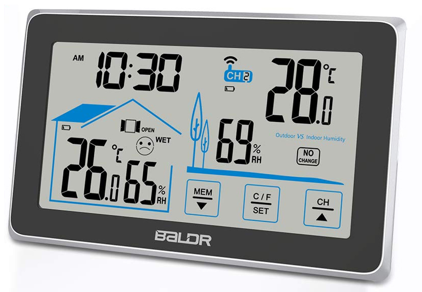 BALDR B0340ST2H2 цифровая метеостанция