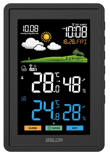 BALDR B0360WST2H2PR-V1 цифровая метеостанция
