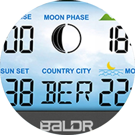 BALDR B0360WST2H2PR-V2 (черный) цифровая метеостанция