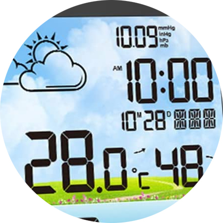 BALDR B0360WST4H4PR (черный) цифровая метеостанция
