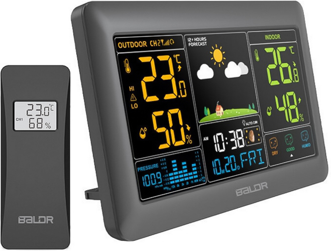 BALDR B0388WST2H2PR-V4-BLACK цифровая метеостанция