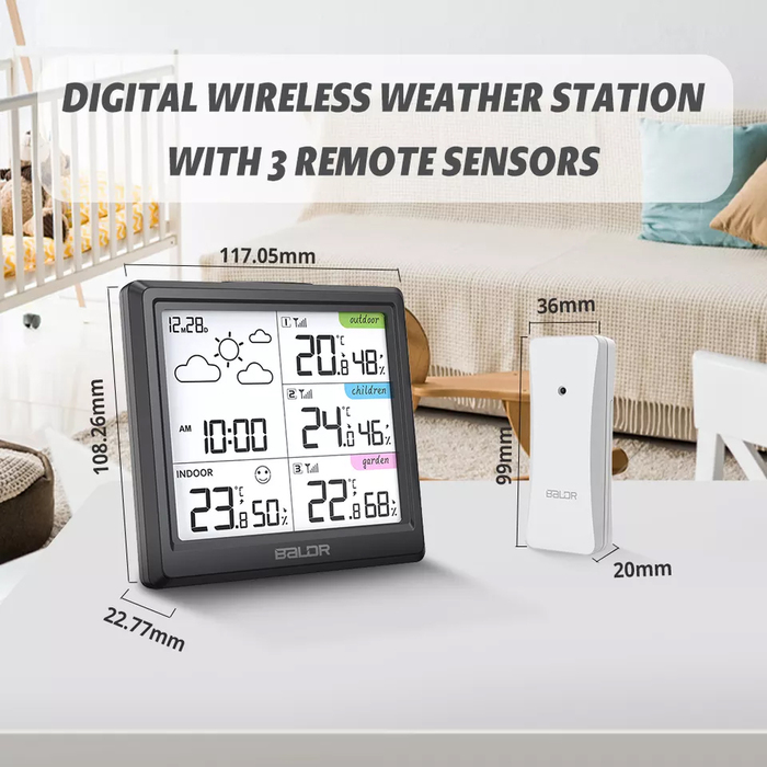 BALDR B0389WST4H4-V3 цифровая метеостанция