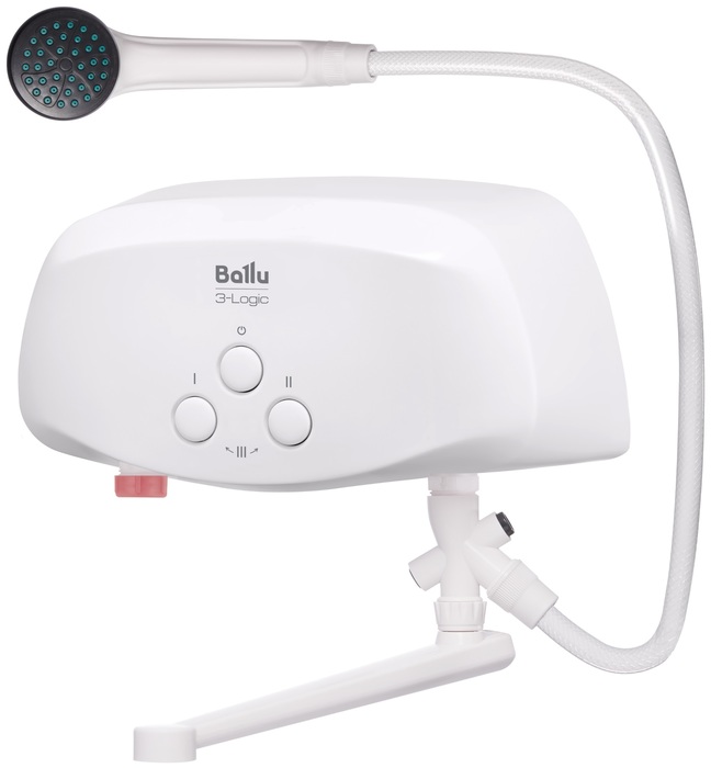 Ballu 3-logic TS (6,5 kW) - кран+душ электрический проточный водонагреватель 6 кВт