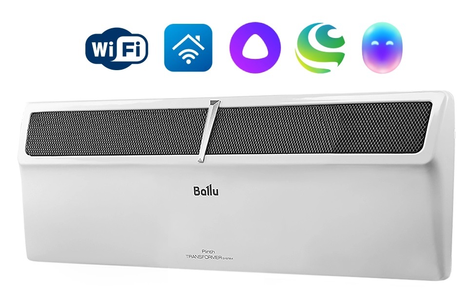 Ballu BEC/PL-1000-4I с блоком управления и опоры конвектор электрический