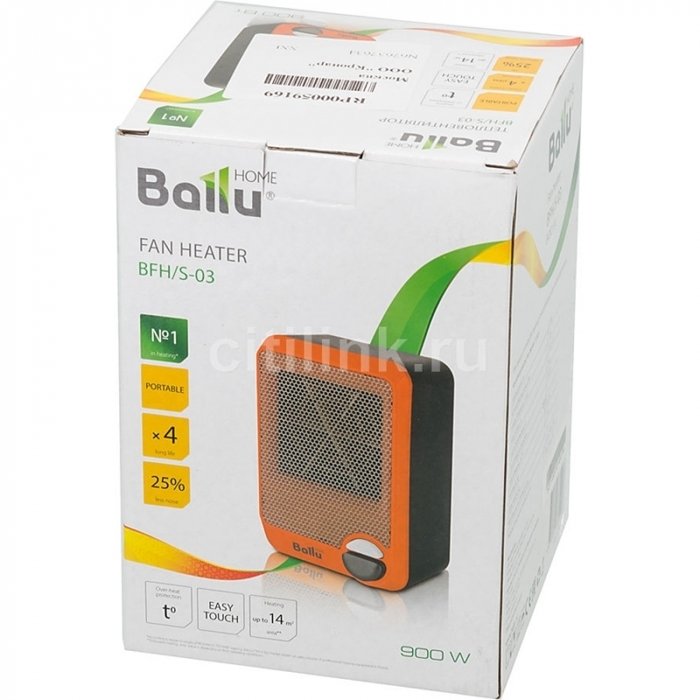 Ballu BFH/S-03 бытовой тепловентилятор