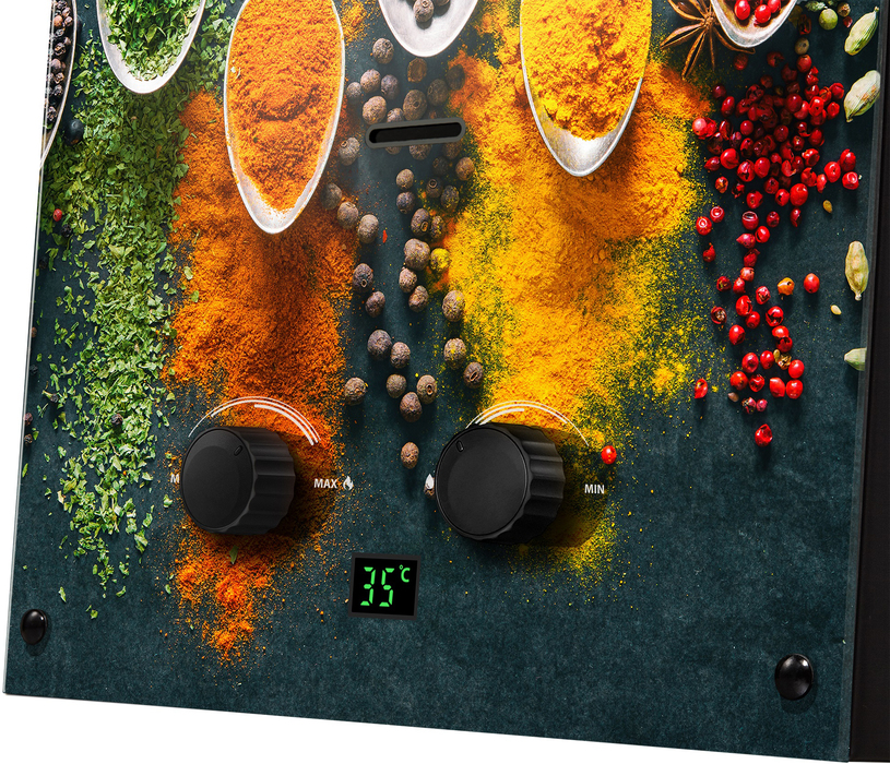 Ballu GWH 10 Fiery Glass Curry газовый проточный водонагреватель