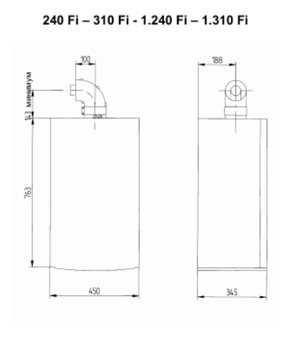 Baxi LUNA 3 Comfort 310 Fi настенный газовый котел
