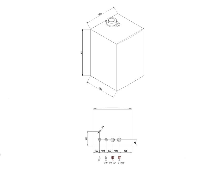 Baxi LUNA DUO-TEC MP+ 1.130 настенный газовый котел